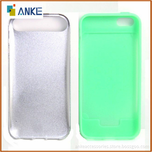 Glossy Matte Back Hard Case Design for IPhone 5 5S 5G,Combo Aluminum+Silicon,OEM ODM Wholesale Available